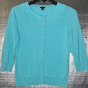 Talbots Women's Blue Cardigan Sweater